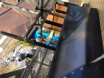 庇塗装工事 完了