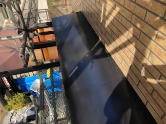 庇塗装工事 完了
