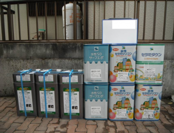 外壁塗装 使用塗料
