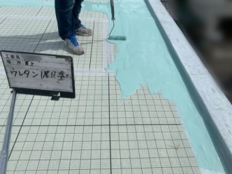 ウレタン防水工事 通気緩衝工法