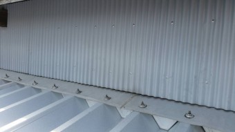 折半屋根収め