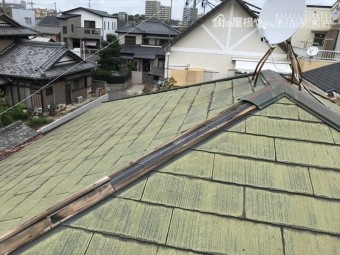 台風被害 棟板金