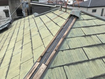 台風被害 棟板金