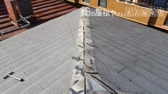 棟板金の被害 台風被害