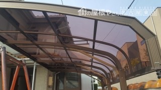 カーポート平板交換 ポリカーボネート