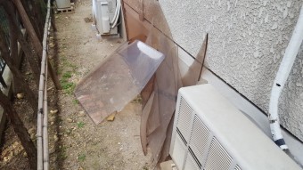 カーポート平板交換 ポリカーボネート