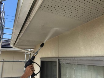 外壁塗装工事 高圧洗浄
