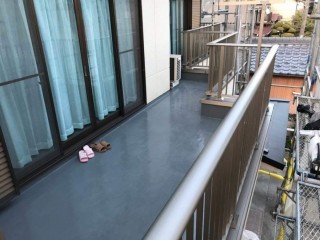 アルミ手すりの交換