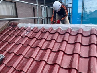 S瓦 棟の補修工事