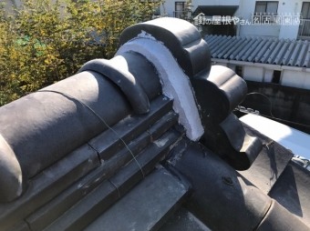 鬼瓦ズレ補修