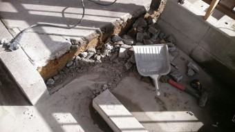 土間補修工事