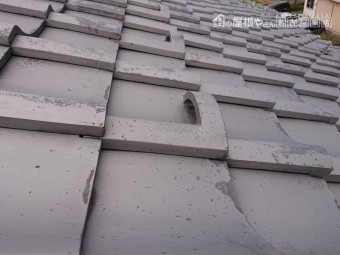 瓦屋根の点検 いぶし瓦