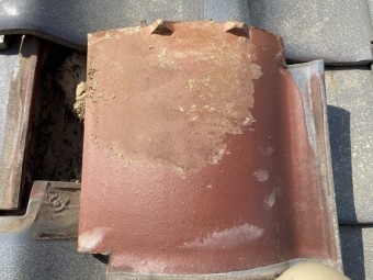 屋根点検 無料の点検 瓦凍て確認