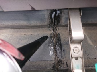 雨樋の応急処置