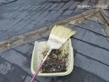 台風被害 棟板金交換