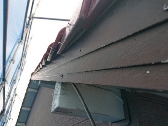 破風板と鼻隠し板 板金カバー