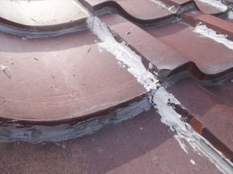 瓦屋根の雨漏り