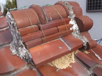 瓦屋根の雨漏り