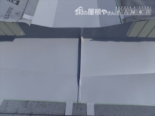 日進市 葺き替え工事 スレート屋根 箱樋