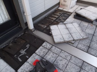 バルコニー 水洗い