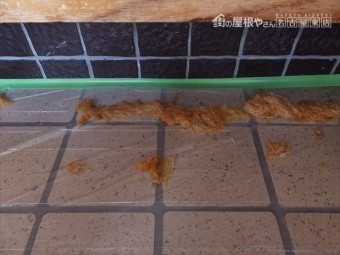 玄関框 クリア塗装