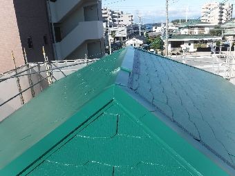 屋根板金取替え
