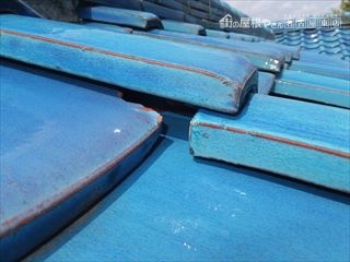 瓦屋根 メンテナンスサイン