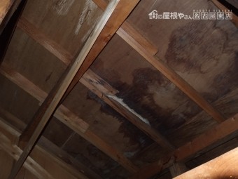 スレート屋根の雨漏れ