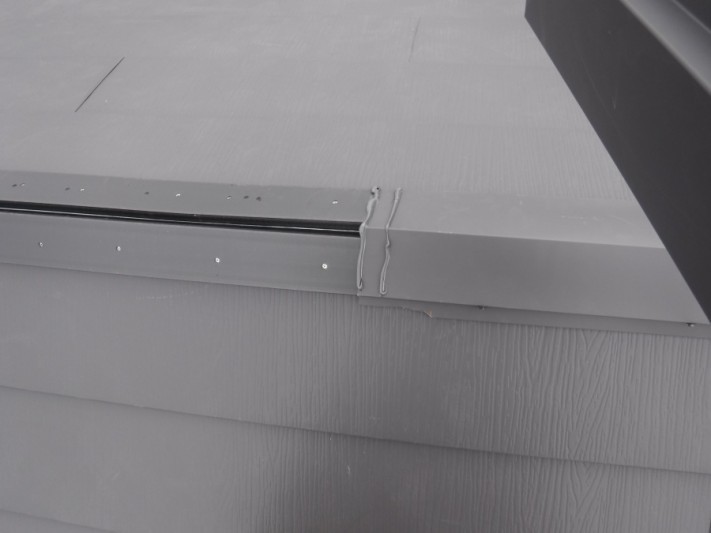 スーパーガルテクトフッ素 重ね葺き工事