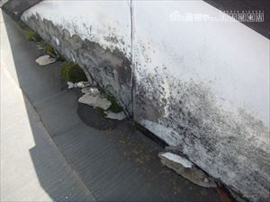 複合屋根 スレート 雨漏り