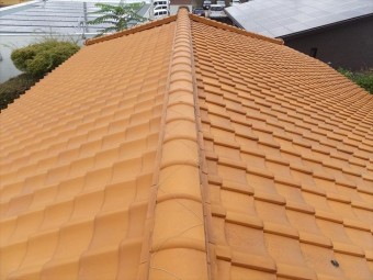 屋根 陶器瓦 点検