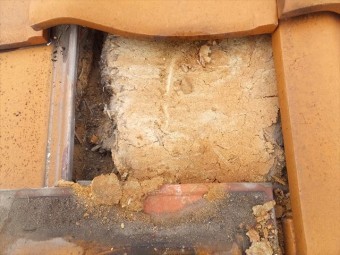 屋根 陶器瓦 土葺き