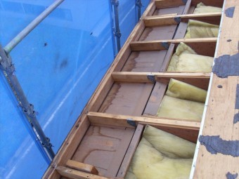 屋根の葺き替え工事 スレート屋根
