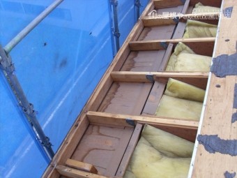 屋根の葺き替え工事 スレート屋根