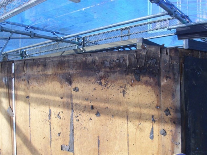 屋根の葺き替え工事 スレート屋根