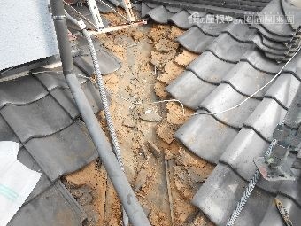谷板金取替え