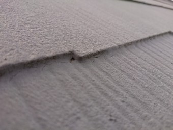 縁切り不足 スレート屋根の雨漏り