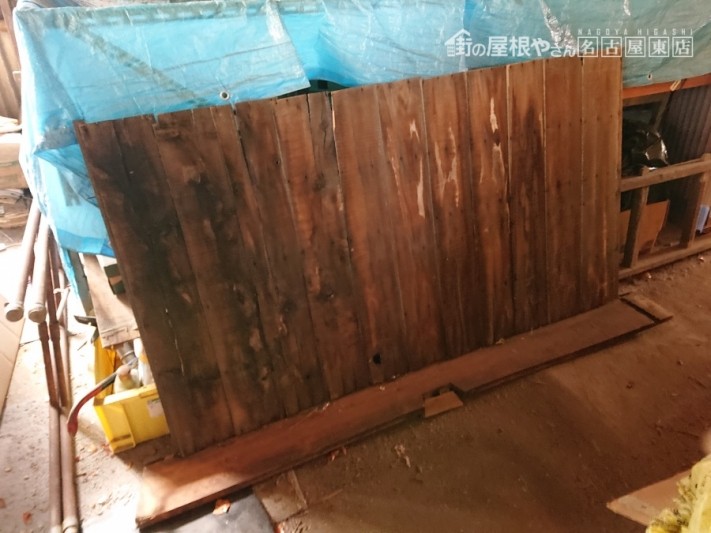 台風被害 戸箱破損