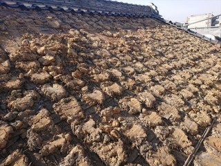 屋根葺き替え工事 土葺き