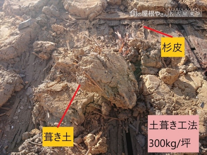 屋根葺き替え工事 土葺き