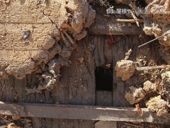 屋根葺き替え工事 土葺き