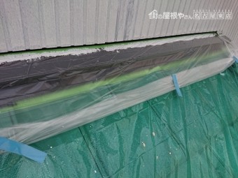 塗装工事 養生作業