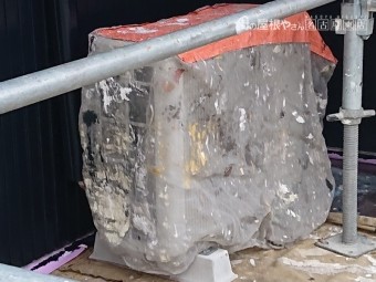 塗装工事 養生作業