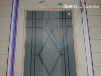 塗装工事 養生作業