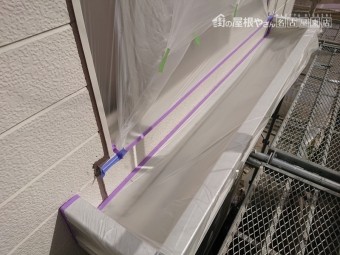 塗装工事 養生作業