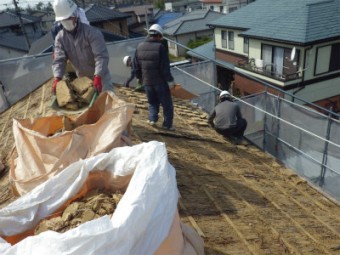 屋根めくり
