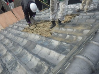 屋根めくり