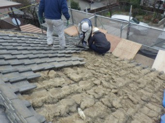 屋根めくり