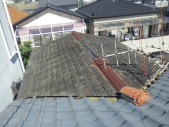 台風被害棟板金