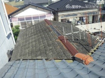 台風被害棟板金